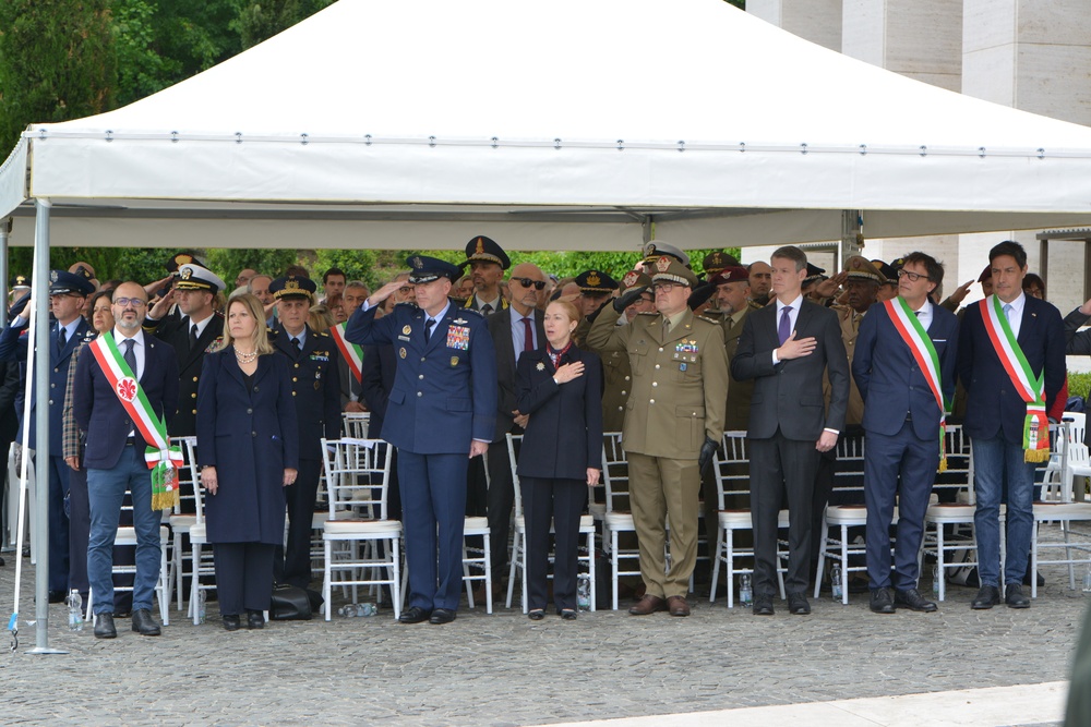 Memorial Day Ceremony at Florence American Cemetery, 27 May 2019