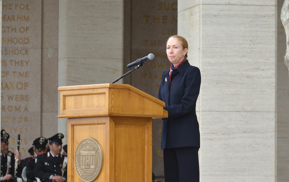 Memorial Day Ceremony at Florence American Cemetery,27 May  2019