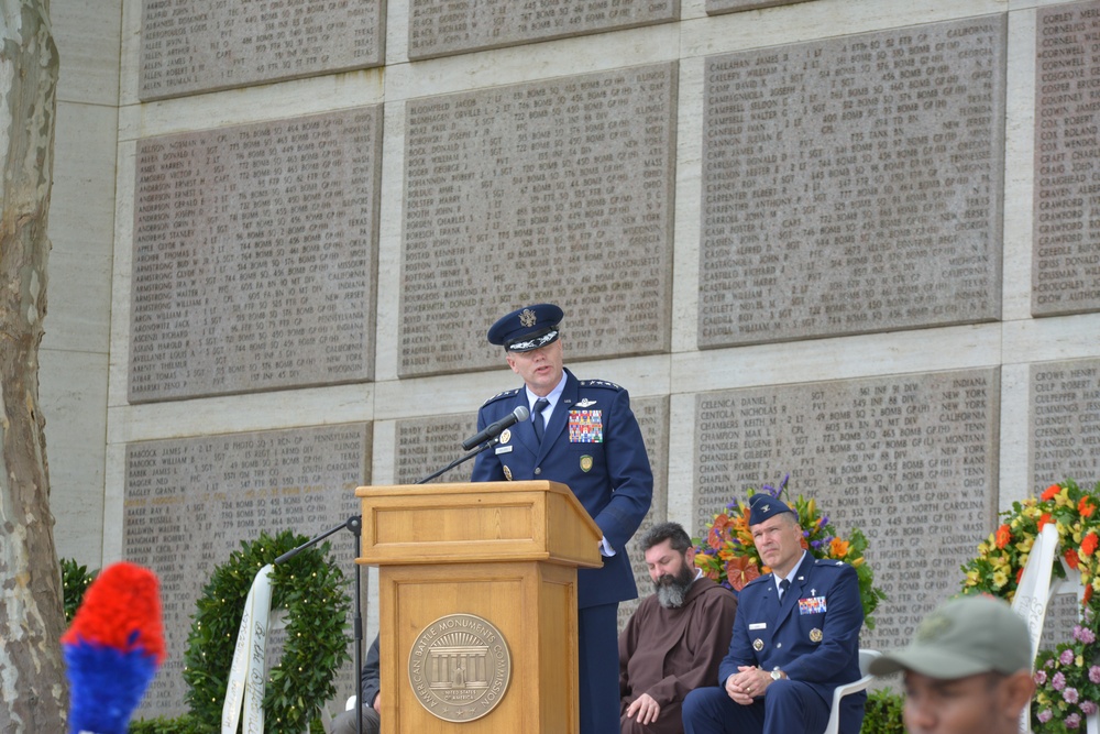 Memorial Day Ceremony at Florence American Cemetery, 27 May 2019