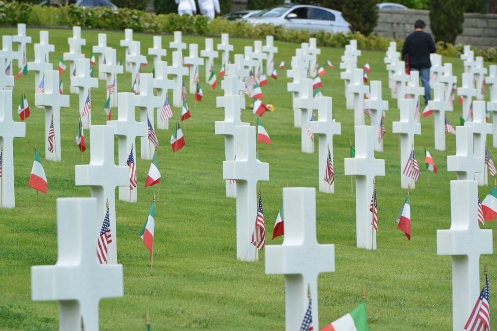 Memorial Day Ceremony at Florence American Cemetery, 27 May  2019