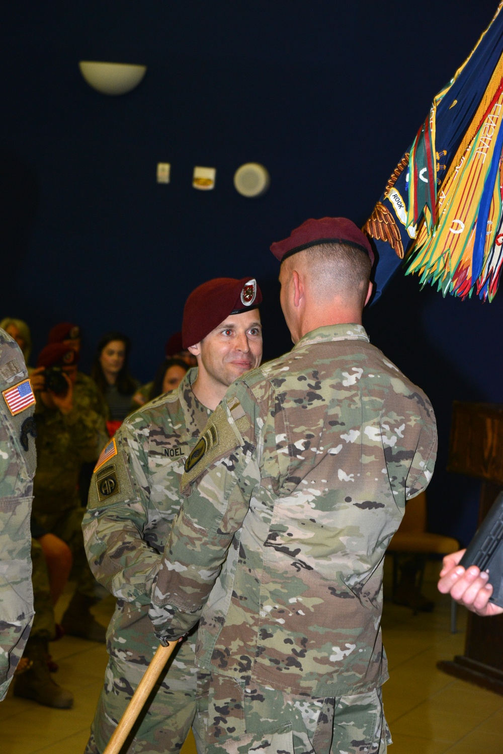 2nd Battalion, 503rd Infantry Regiment, 173rd Airborne Brigade change of command ceremony, Caserma Del Din, Vicenza, Italy May 29, 2019