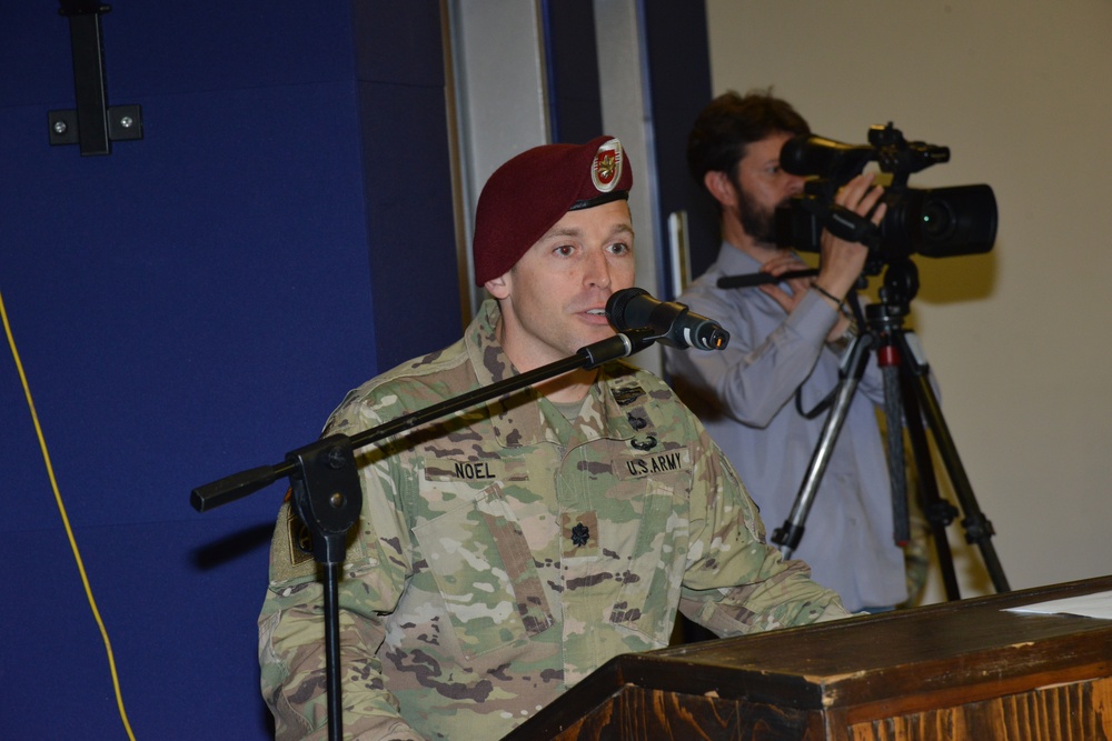 2nd Battalion, 503rd Infantry Regiment, 173rd Airborne Brigade change of command ceremony, Caserma Del Din, Vicenza, Italy May 29, 2019