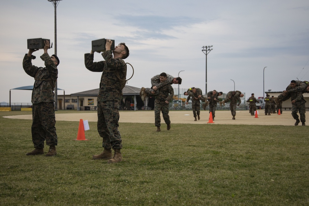 H&amp;HS conducts squadron physical training