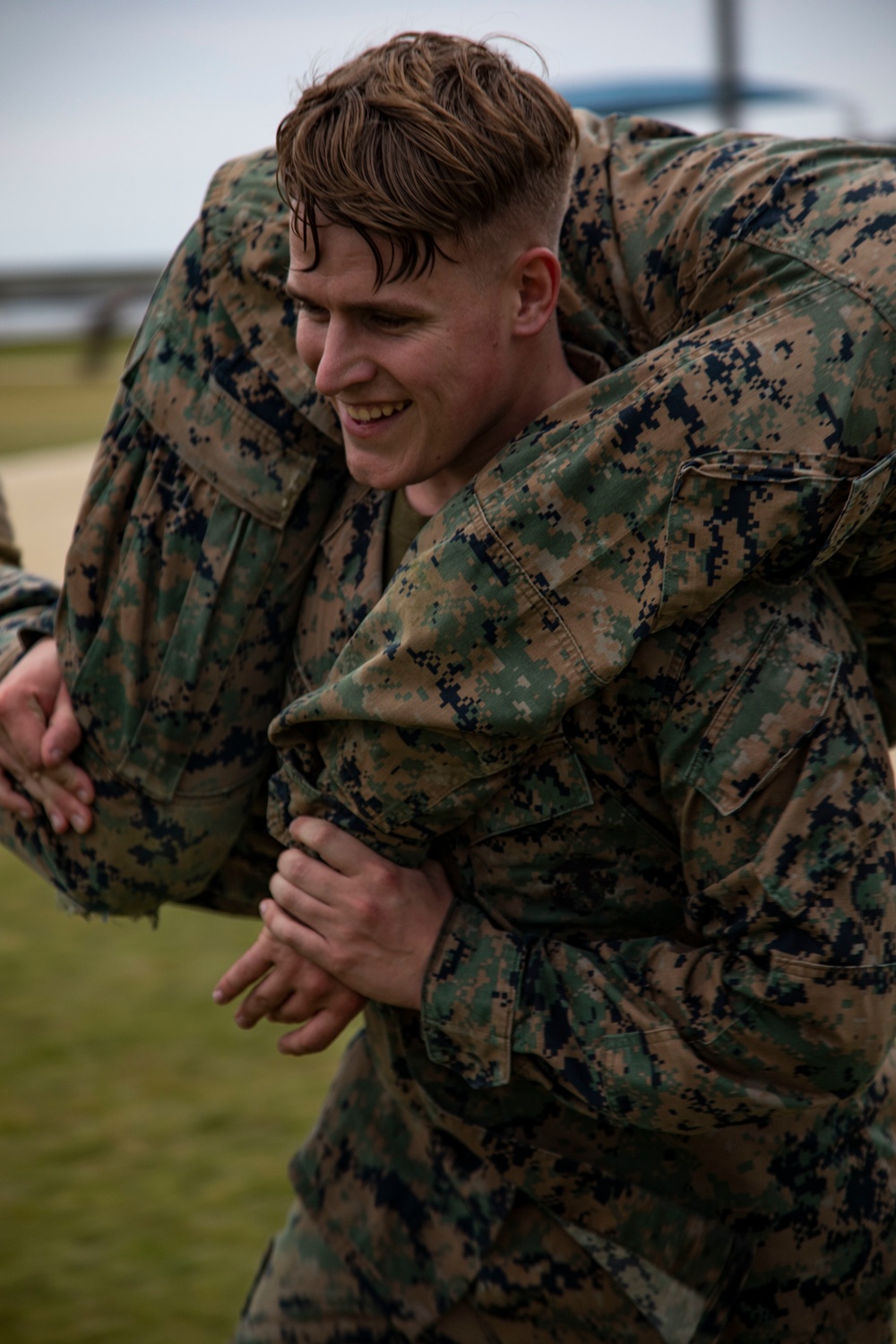 H&amp;HS conducts squadron physical training