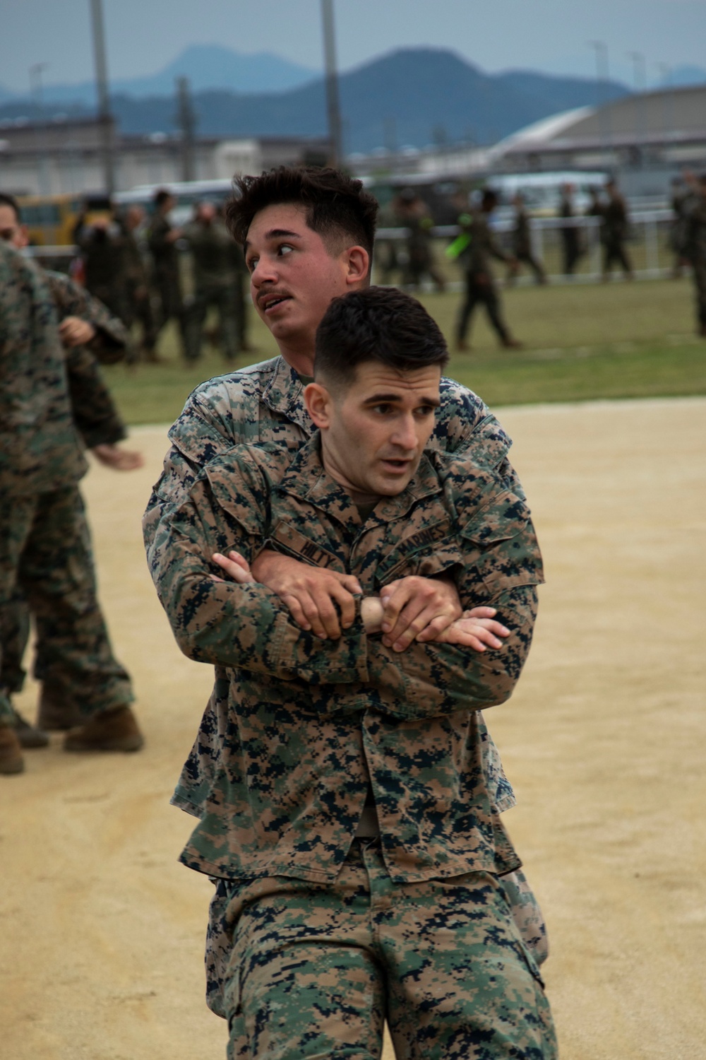 H&amp;HS conducts squadron physical training