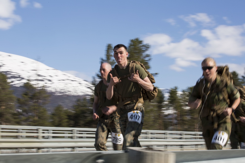 MRF-E 19.2: Annual 30 km Norwegian Foot March