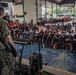 U.S. 7th Fleet Band perform for students during COMREL in Pattaya, Thailand
