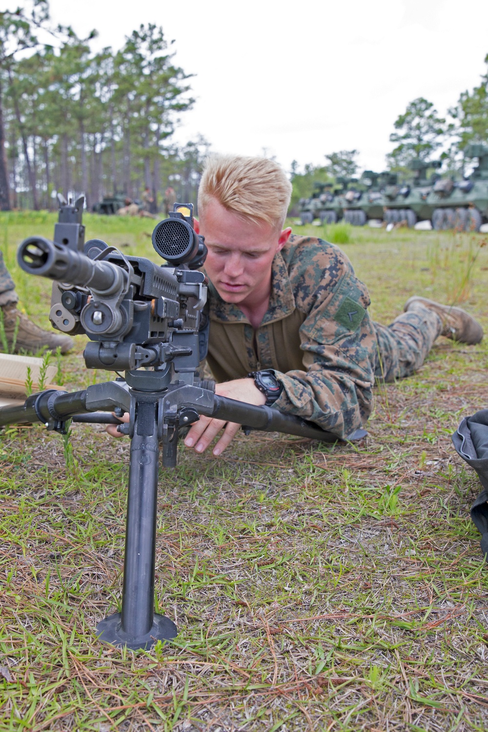 2nd LAR Battalion LAV-AT Live Fire Training
