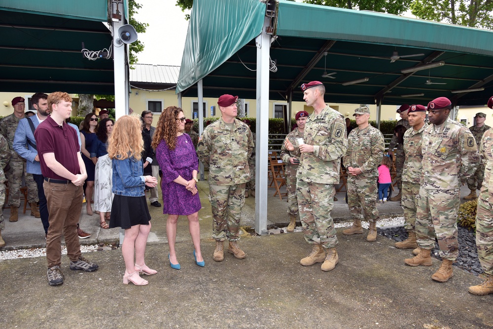 Change of Command Ceremony, 1st Battalion 503rd Infantry Regiment, 173rd Airborne Brigade