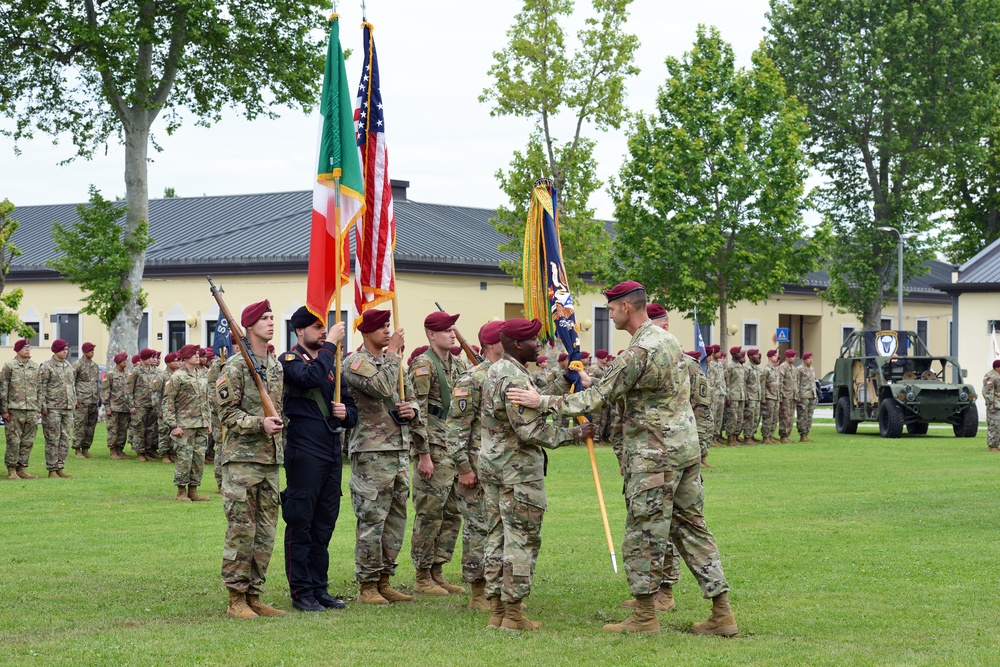 Change of Command Ceremony, 1st Battalion 503rd Infantry Regiment, 173rd Airborne Brigade