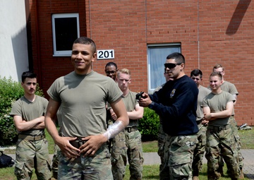 92d MP Co conduct Taser and OC Pepper Spray Training and Certification