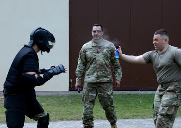 92d MP Co conduct Taser and OC Pepper Spray Training and Certification