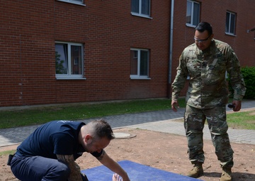 92d MP Co conduct Taser and OC Pepper Spray Training and Certification