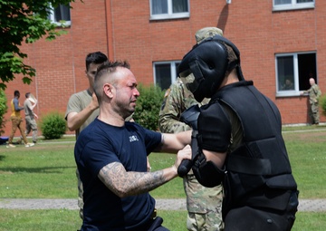 92d MP Co conduct Taser and OC Pepper Spray Training and Certification