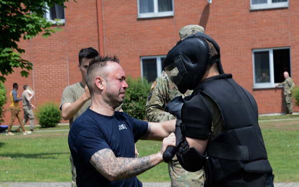 92d MP Co conduct Taser and OC Pepper Spray Training and Certification