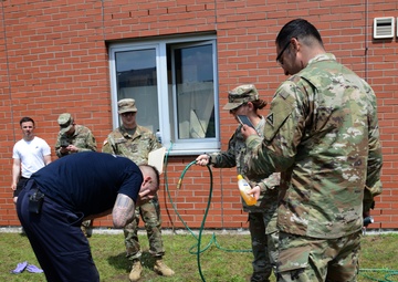 92d MP Co conduct Taser and OC Pepper Spray Training and Certification