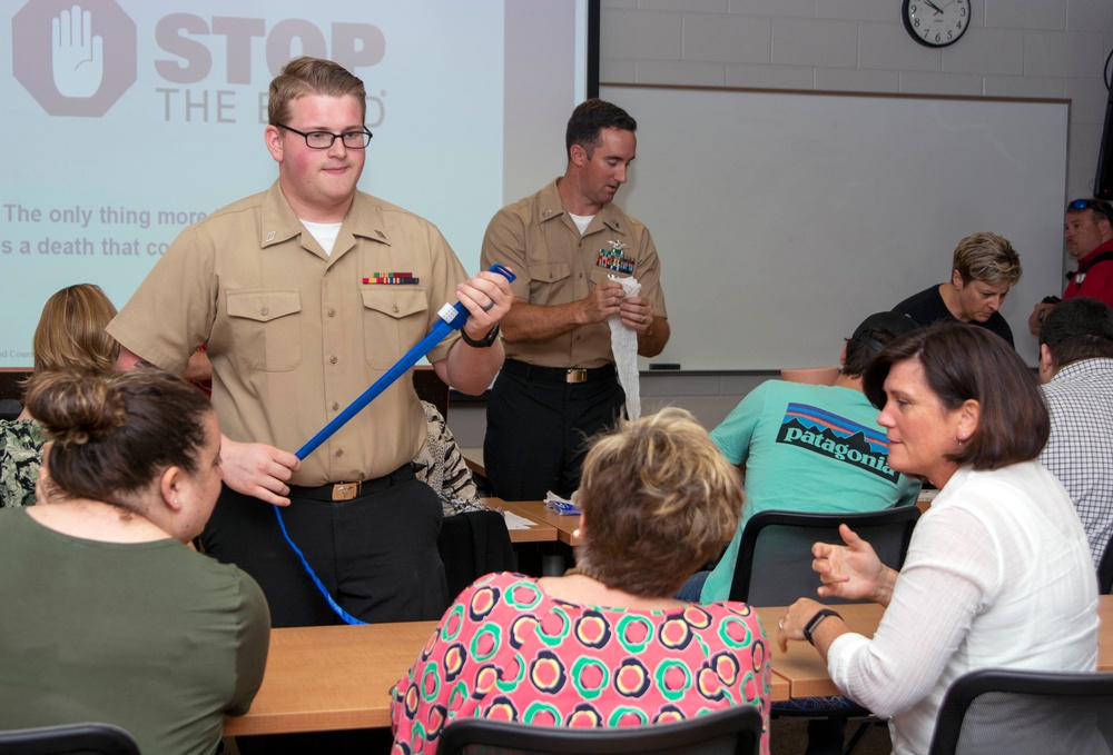 Naval Medical Center Camp Lejeune Partners with Lenoir Community College for National Stop the Bleed Day