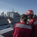 USS New York Conducts UNREP with USNS William McLean