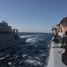 USS New York Conducts UNREP with USNS William McLean