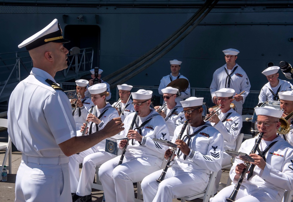 Memorial Day Ceremony Is Held During Fleet Week New York