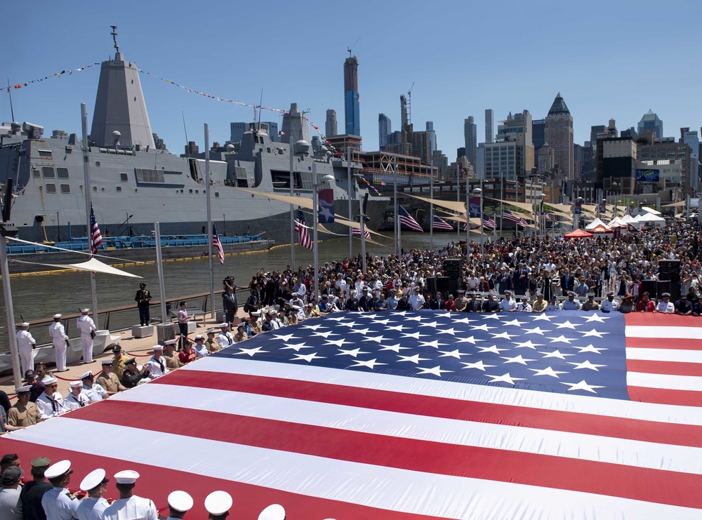 Memorial Day Ceremony Is Held During Fleet Week New York