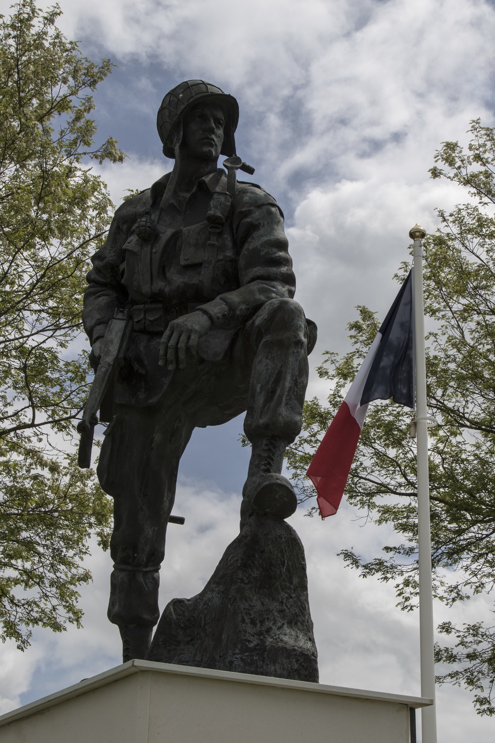 Iron Mike statue at the Battle for La Fiere Bridgehead at Ste. Mere Eglise