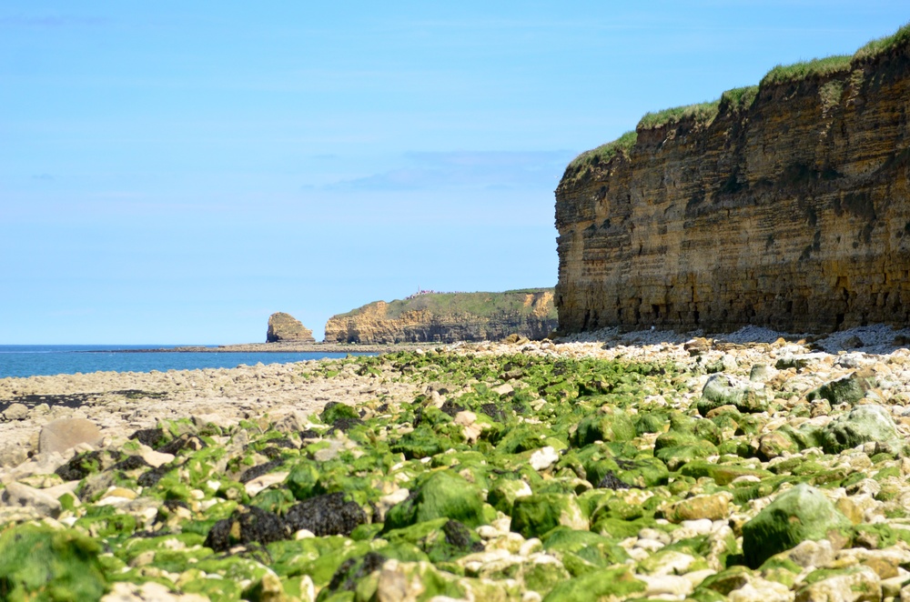 The ground vantage of La Pointe du Hoc