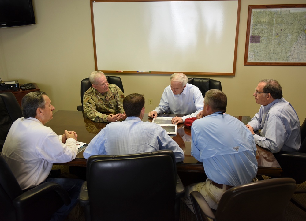 Arkansas CODEL Aerial Flood Tour