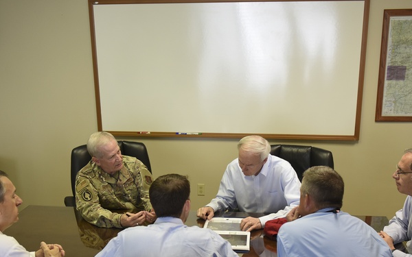 Arkansas CODEL Aerial Flood Tour