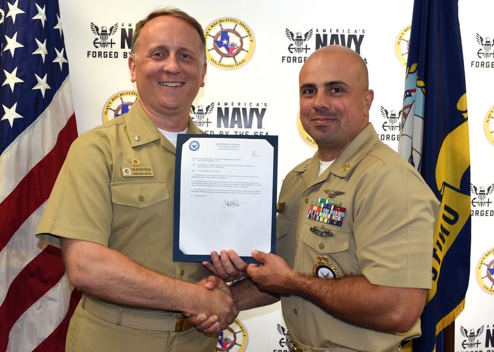 Connecticut Sailor promoted to Senior Chief Petty Officer in America's Navy