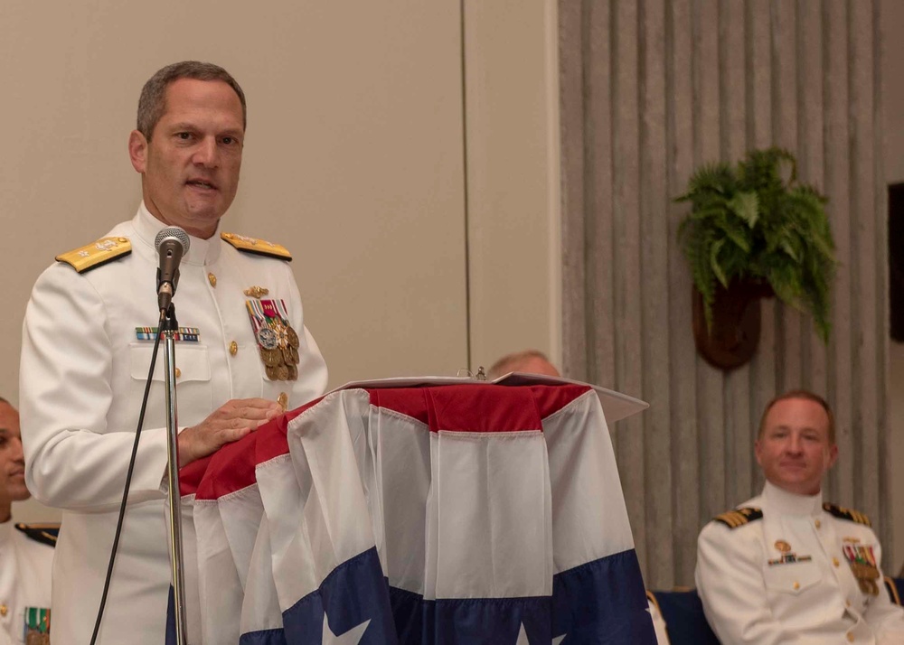 USS Alaska Holds Change of Command