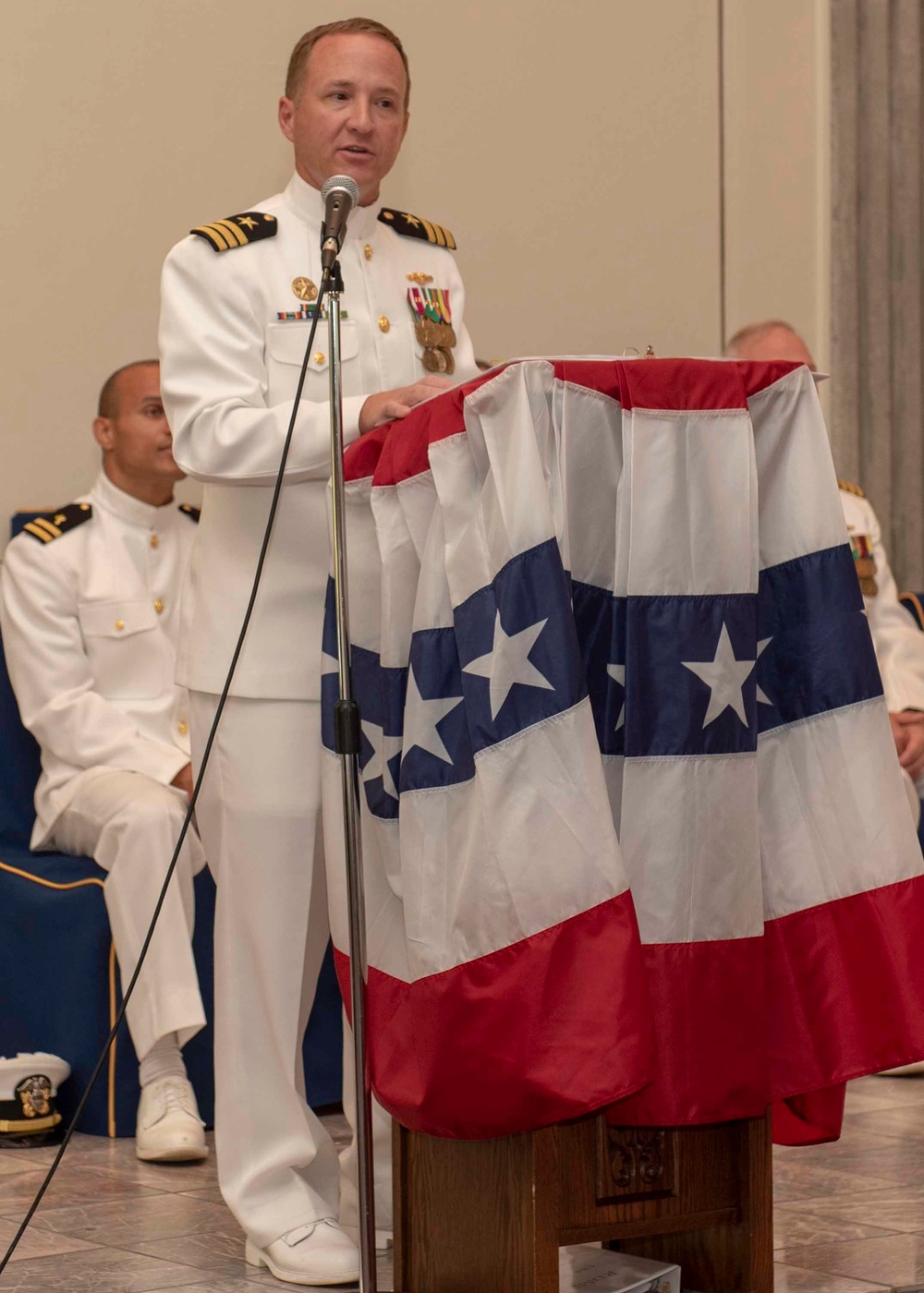 USS Alaska Holds Change of Command