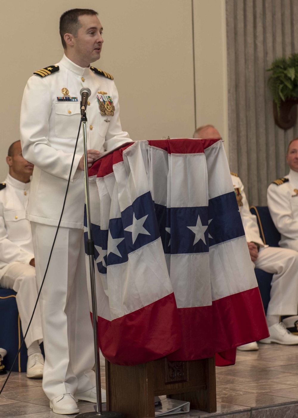 USS Alaska Holds Change of Command