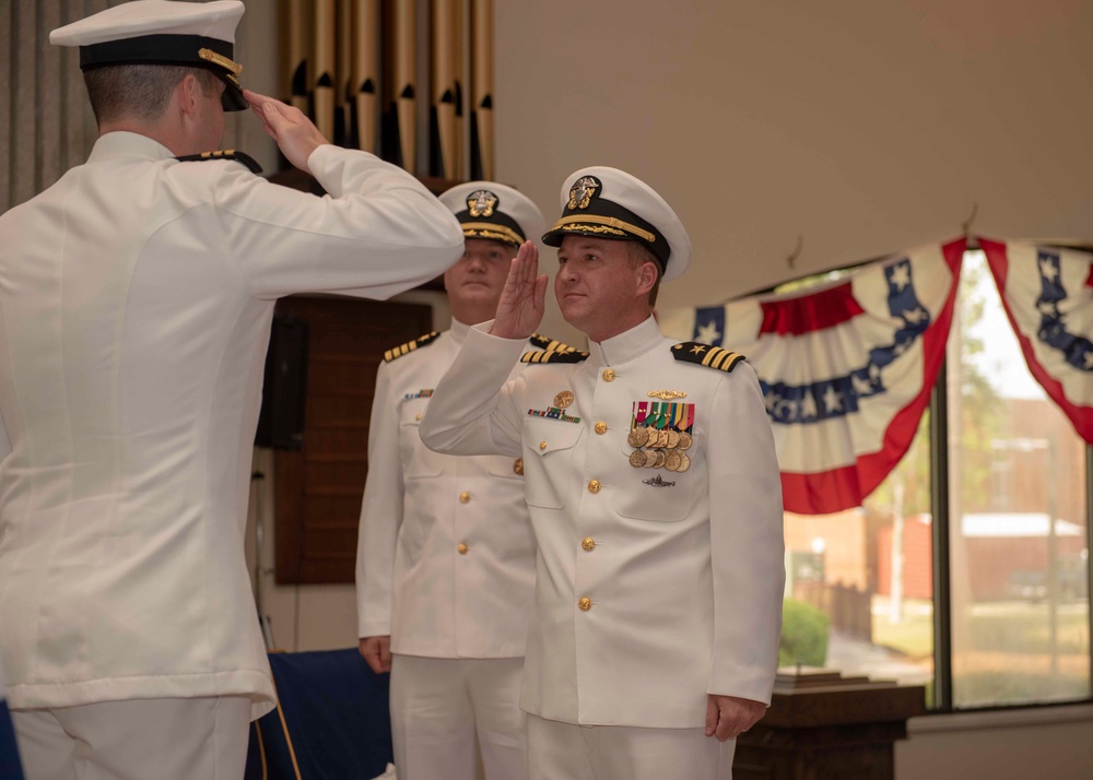 USS Alaska Holds Change of Command