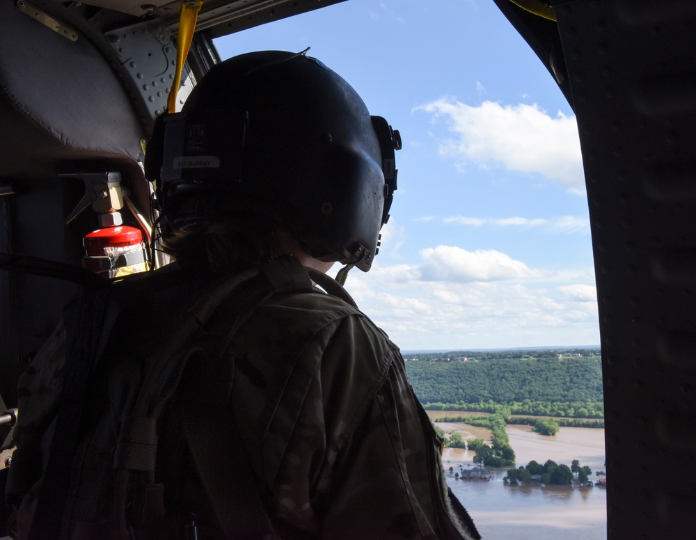 Arkansas CODEL Aerial Flood Tour