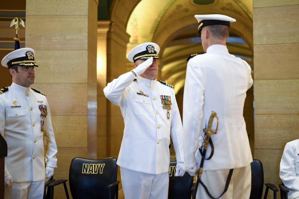 Navy Talent Aquisition Group Northern Plains Change of Command