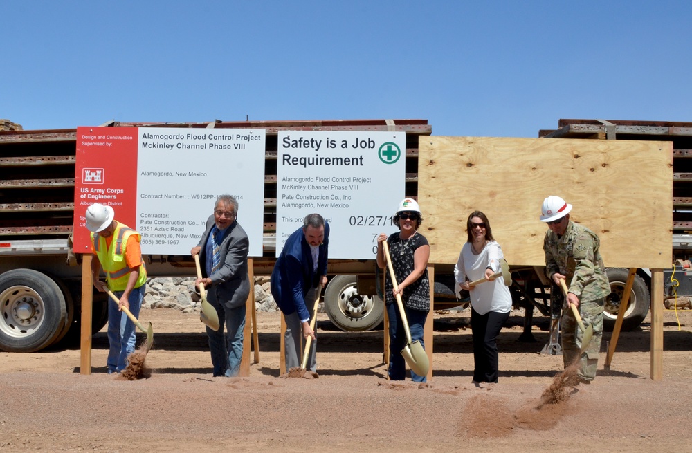 Final Phase of Alamogordo McKinley Channel Flood Control Project Breaks Ground