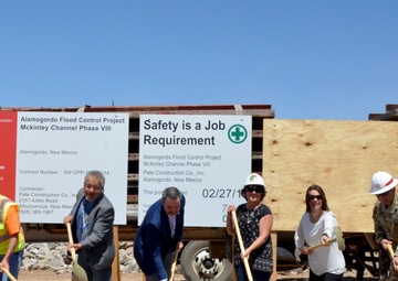 Final Phase of Alamogordo McKinley Channel Flood Control Project Breaks Ground