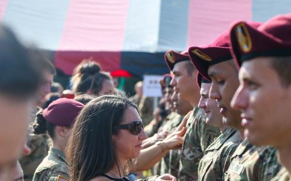 Psychological Operations Soldiers promoted during largest promotion ceremony in Army Special Operations history