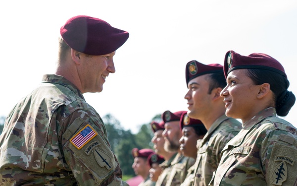 Psychological Operations Soldiers promoted during largest promotion ceremony in Army Special Operations history