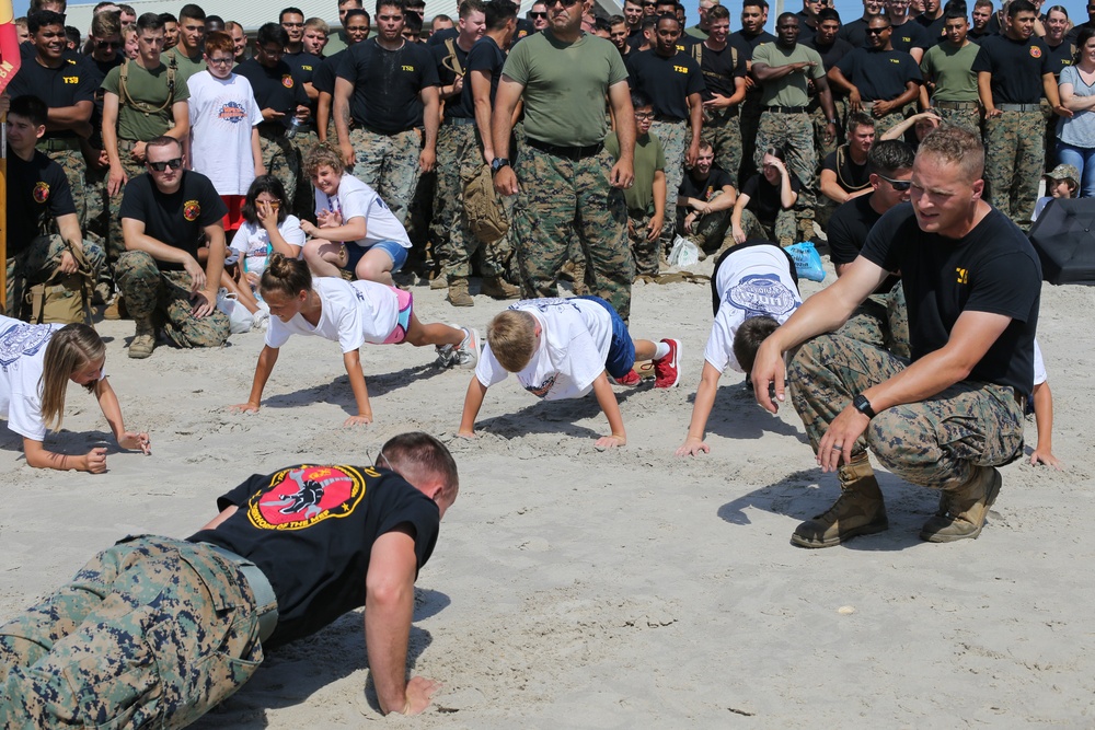 Parkwood Elementary and Marines continue partnership with Commanders Cup