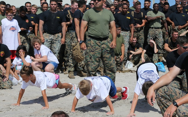 Parkwood Elementary and Marines continue partnership with Commanders Cup