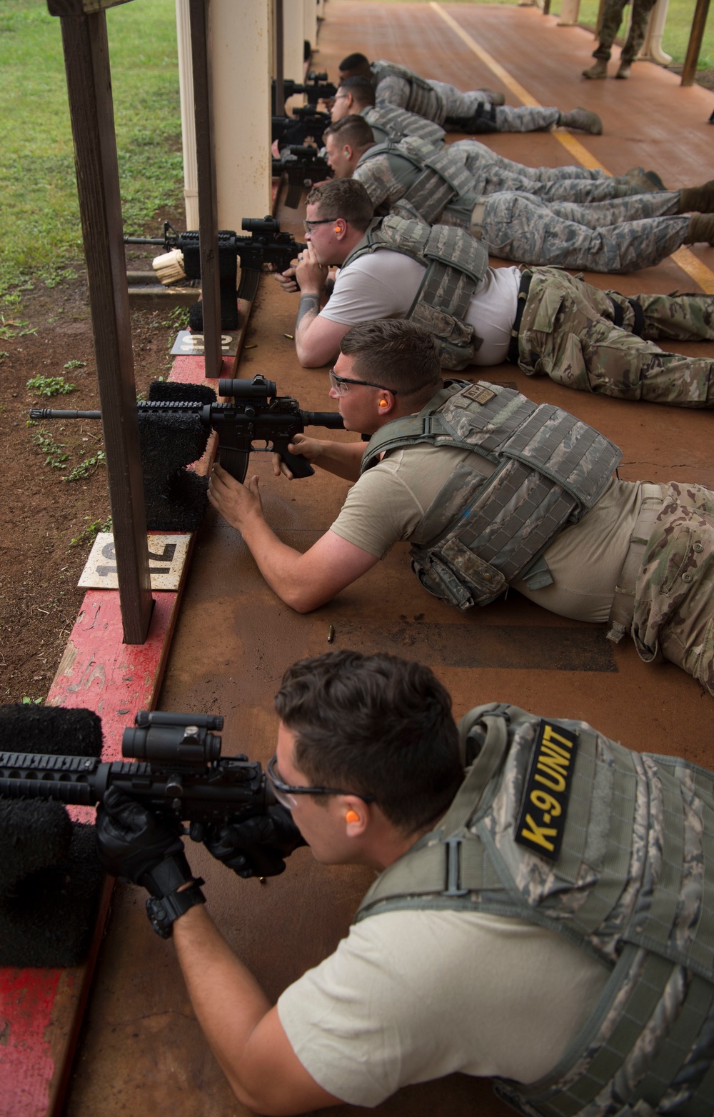 JB Security members demonstrate skills at range
