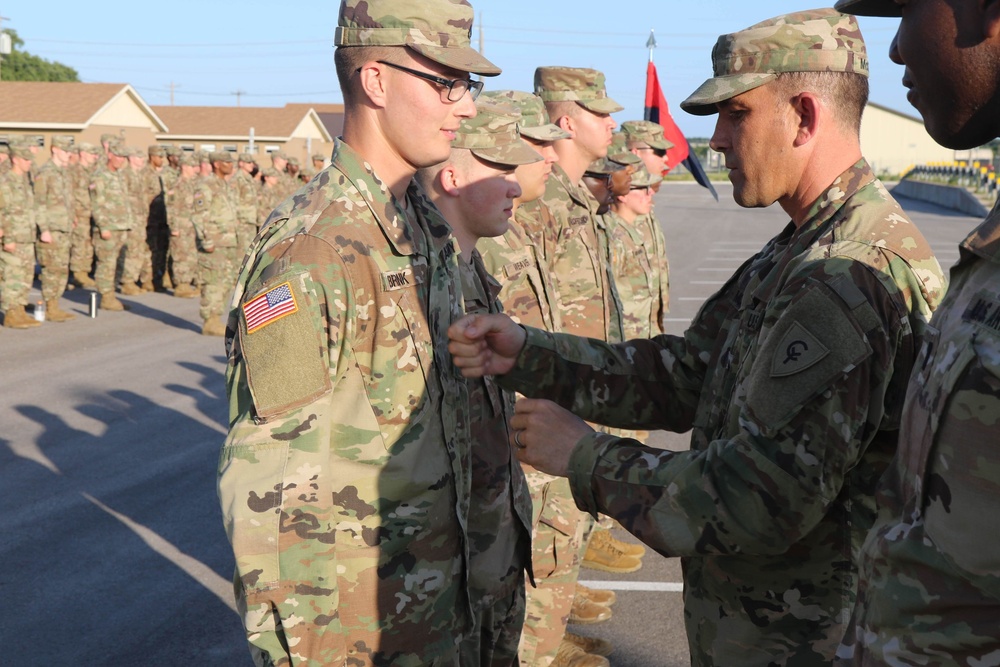 Citizen-soldiers promoted at culminating training