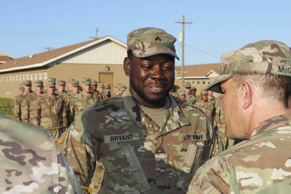 Citizen-soldiers promoted at culminating training