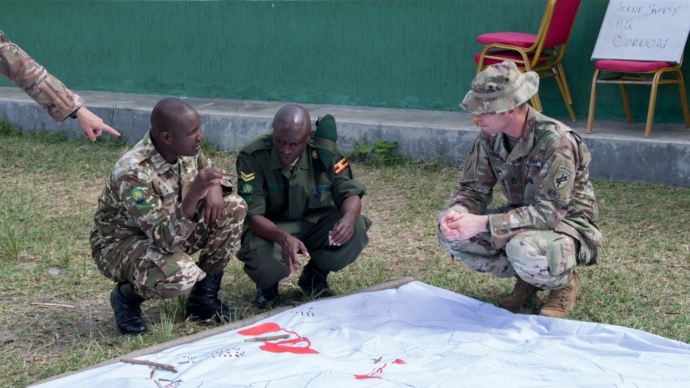 U.S. Army conducts Crime Scene Investigation Training for Uganda Wildlife Authority