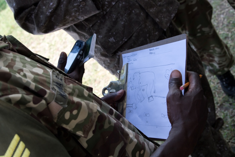 U.S. Army conducts Crime Scene Investigation Training for Uganda Wildlife Authority