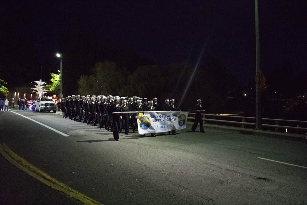 DVIDS Images NOSC Spokane marches in 2019 Armed Forces Torchlight