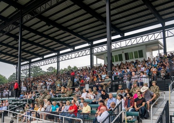 Audience at ceremony commemorating 75th anniversary of D-Day