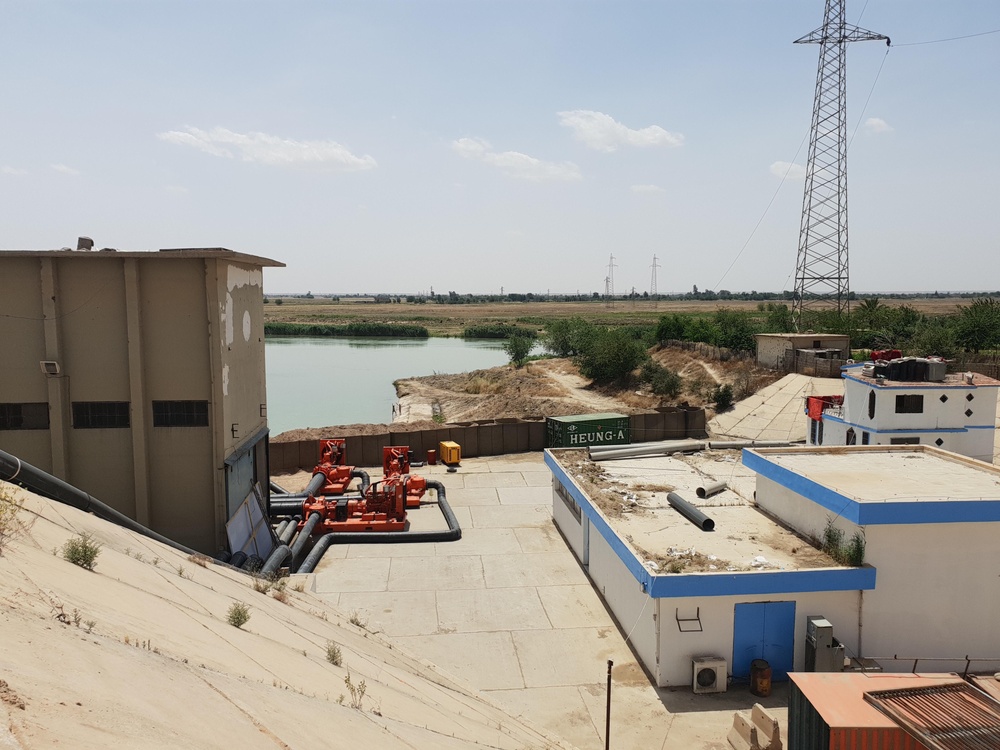 U.S. Military Civil Engineers Assist Deir ez-Zor Civil Council Engineers with Suwar Water Pump Station